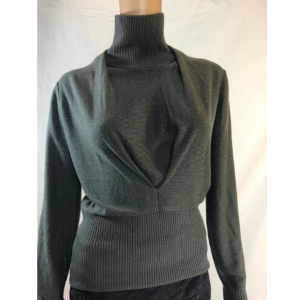 Emporio Armani Womens Sweater Grey Pullover Sz 42 - Picture 6 of 7